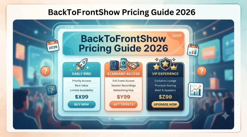 BacktoFrontShow pricing guide 2026