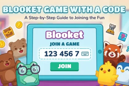 Blooket game with a code on